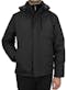 Men's Parka Jackets, Black, S-2XL
