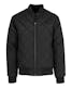 Men's Quilted Bomber Jackets, Black, S-2XL