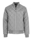 Men's Quilted Bomber Jackets, Gray, S-2XL