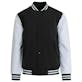Men's Varsity Jackets, White, S-2XL