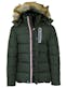 Men's Heavy Puffer Jackets, Olive, S-2XL