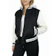 Women's Varsity Jacket - Size S-XL, Black