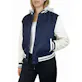 Women's Varsity Jacket - Size S-XL, Navy