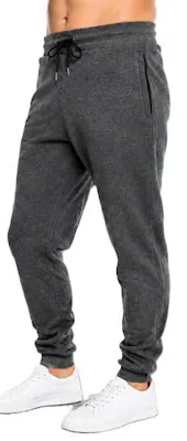 Men's Heavyweight Fleece Joggers - Size S-2XL, Charcoal