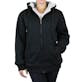 Women's Heavyweight Sherpa Hoodies - Black, S-XL