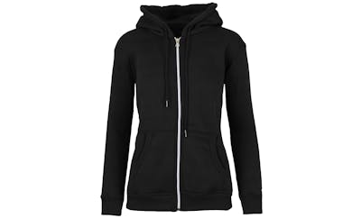 Women's Full Zip Hoodies - S-2X, Black