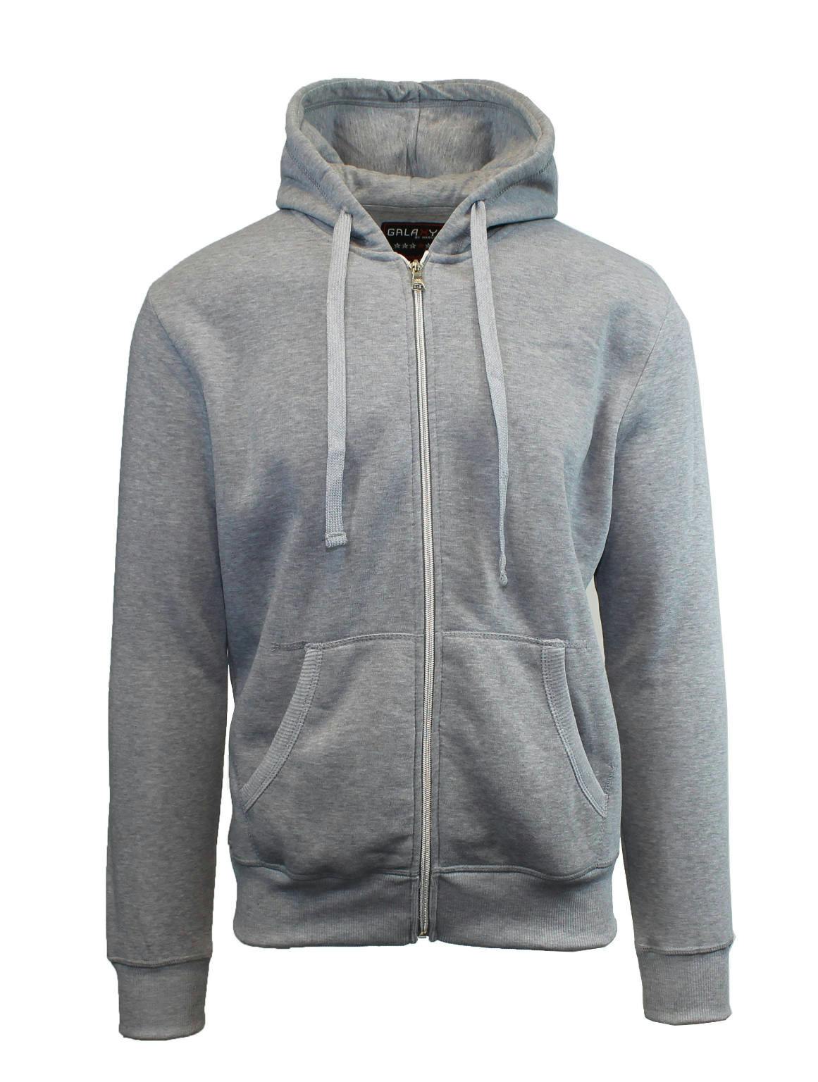 Download Wholesale Men's Heavyweight Fleece Hoodie - Heather Grey ...