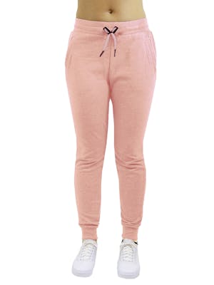 Women's Slim Fit Sweatpants - S-XL, Heather Pink