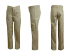 Girls' Basic Flat Front School Pants image number null