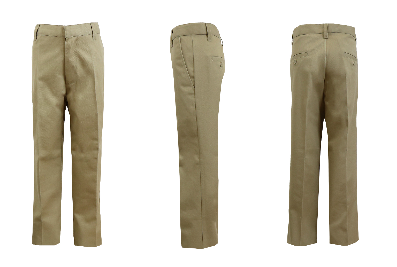 Khaki school hot sale uniform pants