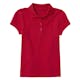 Girls' Uniform Polos - Red, Large, Short Sleeve (2 of 2)