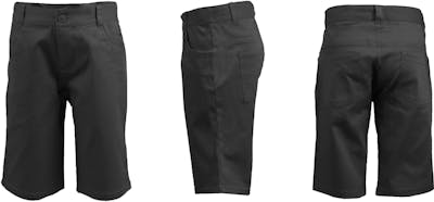 Junior Girls' Uniform Shorts - Size 3/4, Black