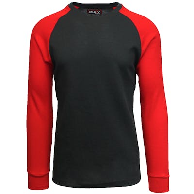 Men's Thermal Shirts - Red/Black, S-XL