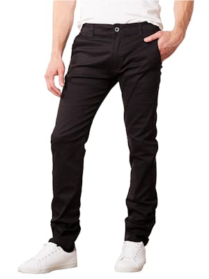 Super Stretch Slim Pants - Black, 30 x 30