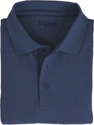 Adult Uniform Polo Shirts - Navy, Short Sleeve, XL