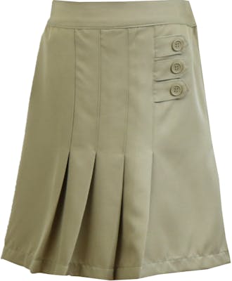 Girl's Uniform Skorts - Size 4 - 6X, Khaki