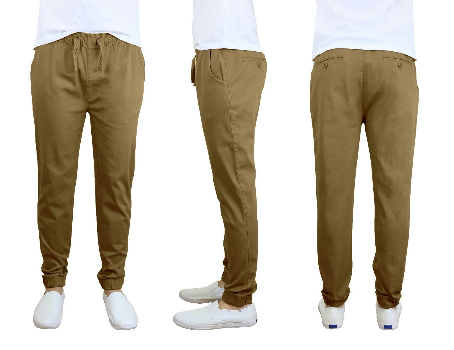 stretch twill joggers