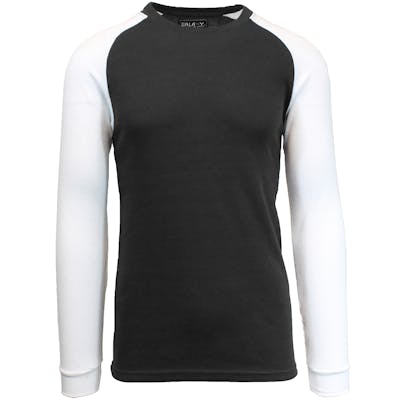 Men's Thermal Shirts - Black/White, S-XL