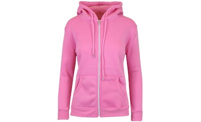 Women's Full Zip Hoodies - S-2X, Pink