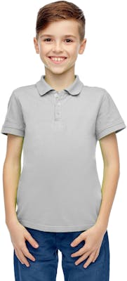 Toddlers Uniform Polo Shirts - Grey, Short Sleeve, Size 2T - 4T