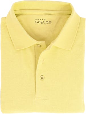 Toddlers Uniform Polo Shirts - Yellow, Short Sleeve, Size 2T - 4T