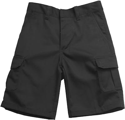Men's Uniform Shorts - Sizes 30-42, Black, Cargo Style