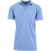 Men's Dry Fit Polo Shirts - Light Blue, S-2XL, Moisture-Wicking