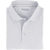 Adult Uniform Polo Shirts - White, Short Sleeve, Size M - 2X