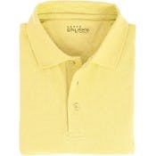 Adult Uniform Polo Shirts - Yellow, Short Sleeve, Size M - 2X