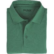 Boys' Uniform Polo Shirts - Hunter Green, Short Sleeve, Size M - 2X