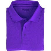 Adult Uniform Polo Shirts - Grape, Short Sleeve, Size M - 2X
