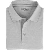 Adult Uniform Polo Shirts - Heather Grey, Short Sleeve, Size M - 2X