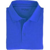 Adult Uniform Polo Shirts - Royal Blue, Short Sleeve, Size M - 2X