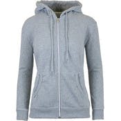 Women's Full Zip Hoodies - S-2X, Heather Gray
