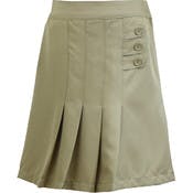 Girl's Uniform Skorts - Size 7 - 14, Khaki