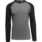 Men's Thermal Shirts - Charcoal/Black, S-XL