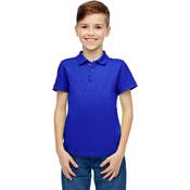 Boys' Uniform Polo Shirts - Royal Blue, Short Sleeve, Size 16-20