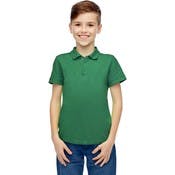 Toddlers Uniform Polo Shirts - Green, Short Sleeve, Size 2T - 4T