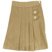 Girls' Uniform Scooter Skirts - Sizes 7 - 14, Khaki