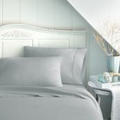 Double Brushed Sheet Sets - Light Grey, King, 4 Piece