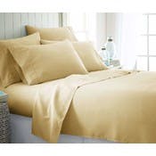 Microfiber Bed Sheets - Gold, Twin XL, 4 Piece Set