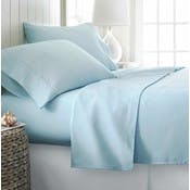Microfiber Bed Sheets - Aqua, Twin, 3 Piece Set