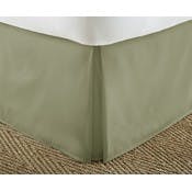 Premium Bed Skirts - Sage, Queen, Pleated