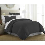 Duvet Cover Sets - Black, King, 3 Piece