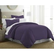 Duvet Cover Sets - Purple, Full-Queen, 3 Piece