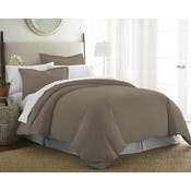 Duvet Cover Sets - Taupe, Full-Queen, 3 Piece