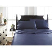 Bamboo Bed Sheet Sets - Navy, California King, 4 Piece
