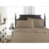 Bamboo Bed Sheet Sets - Taupe, Queen, 4 Piece
