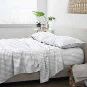 Premium Bed Sheets - Navy Distressed, Twin, 3 Set