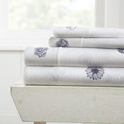Bed Sheet Sets - Navy Indigo, Full, 4 Set